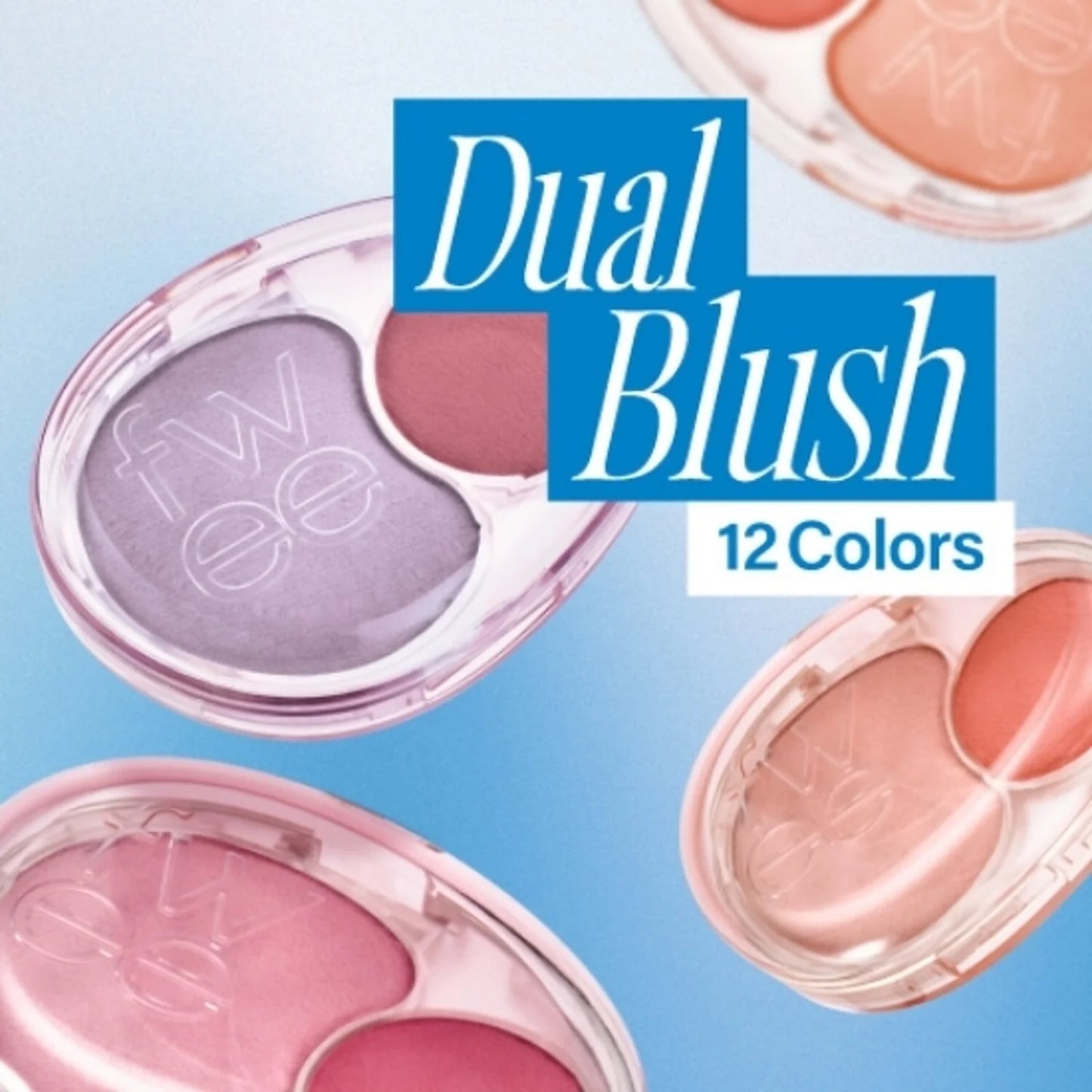 FWEE Mellow Dual Blusher 9 Colors