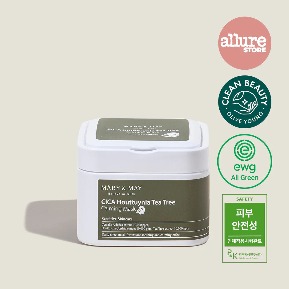 Mary&May Cica Houttuynia Tea Tree Calming Mask 30ea