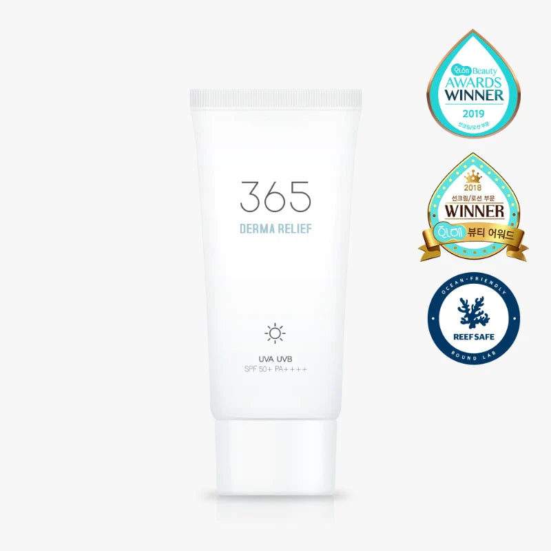 Round Lab 365 Derma Relief UVA UVB Sunscreen SPF50+ 50mL