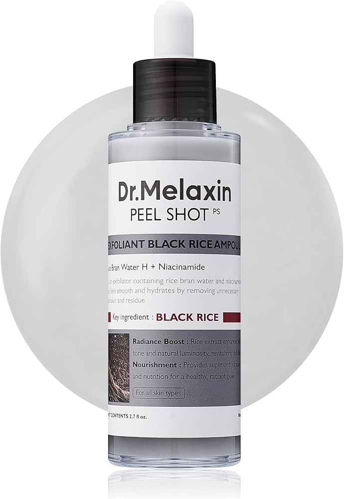 Dr.Melaxin Peel Shot Exfoliant Black Rice Ampoule 80ml