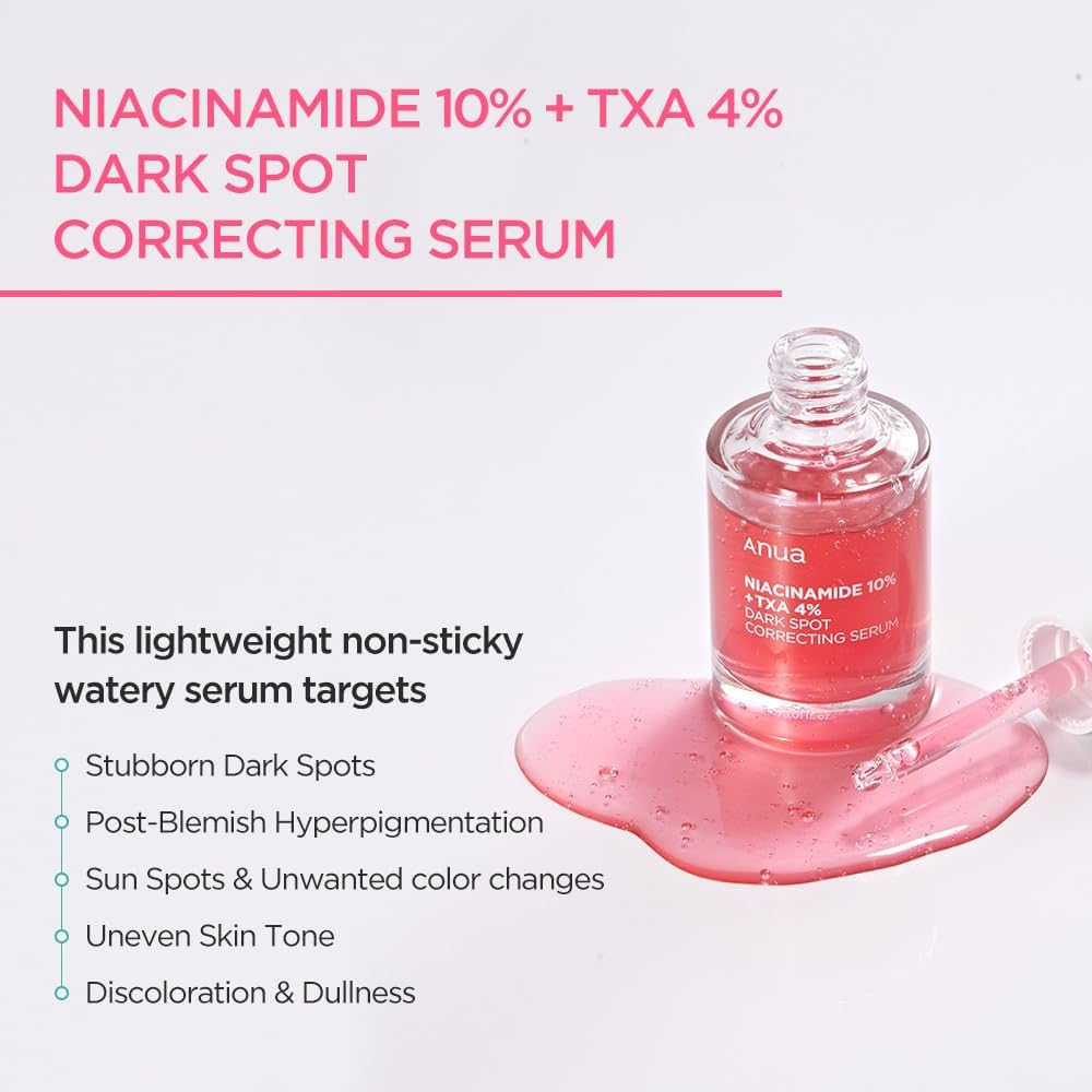 ANUA Niacinamide 10% + TXA 4% Dark Spot Correcting Serum 30ml