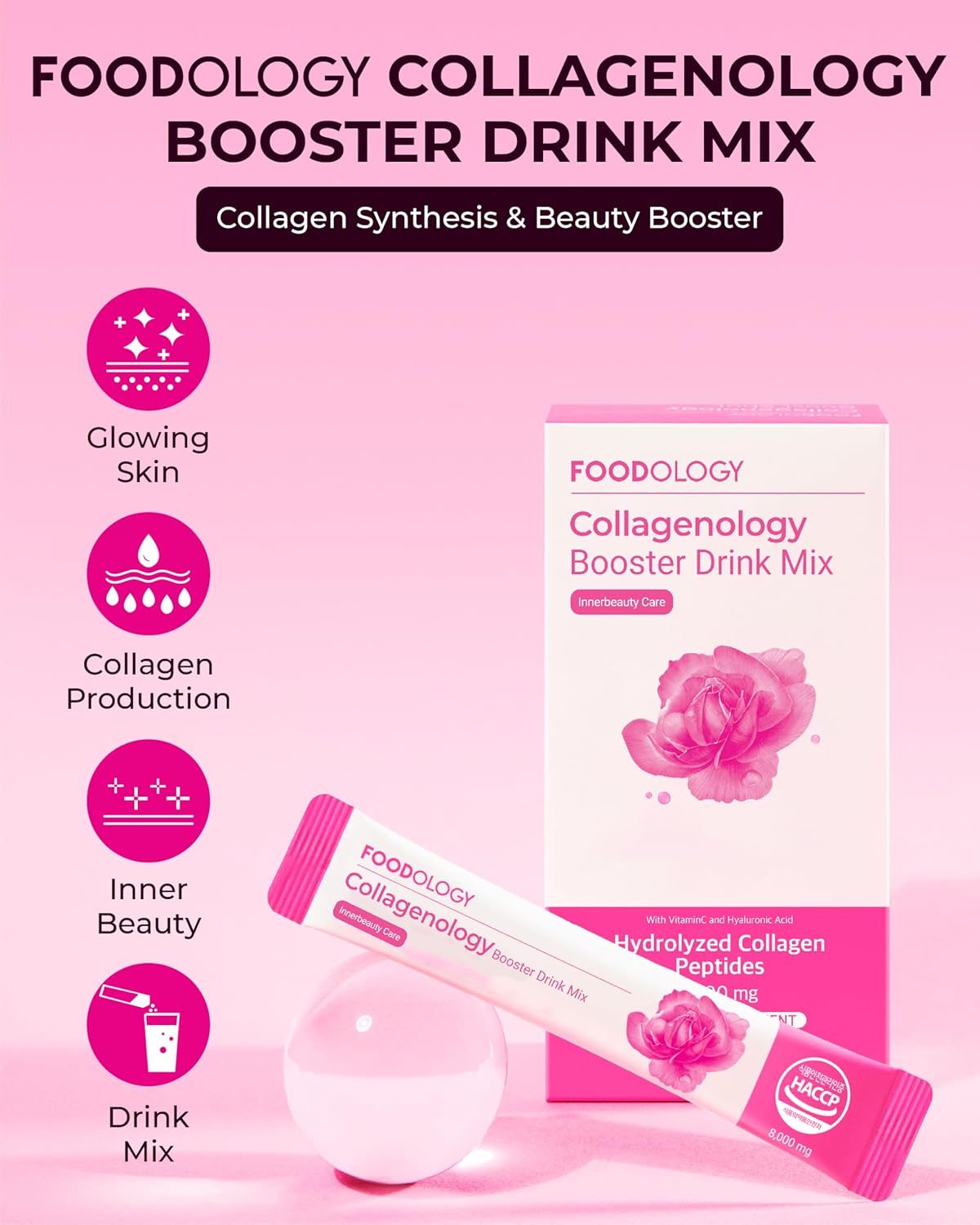 FOODOLOGY Collagenology Booster Shot 14 EA 112g