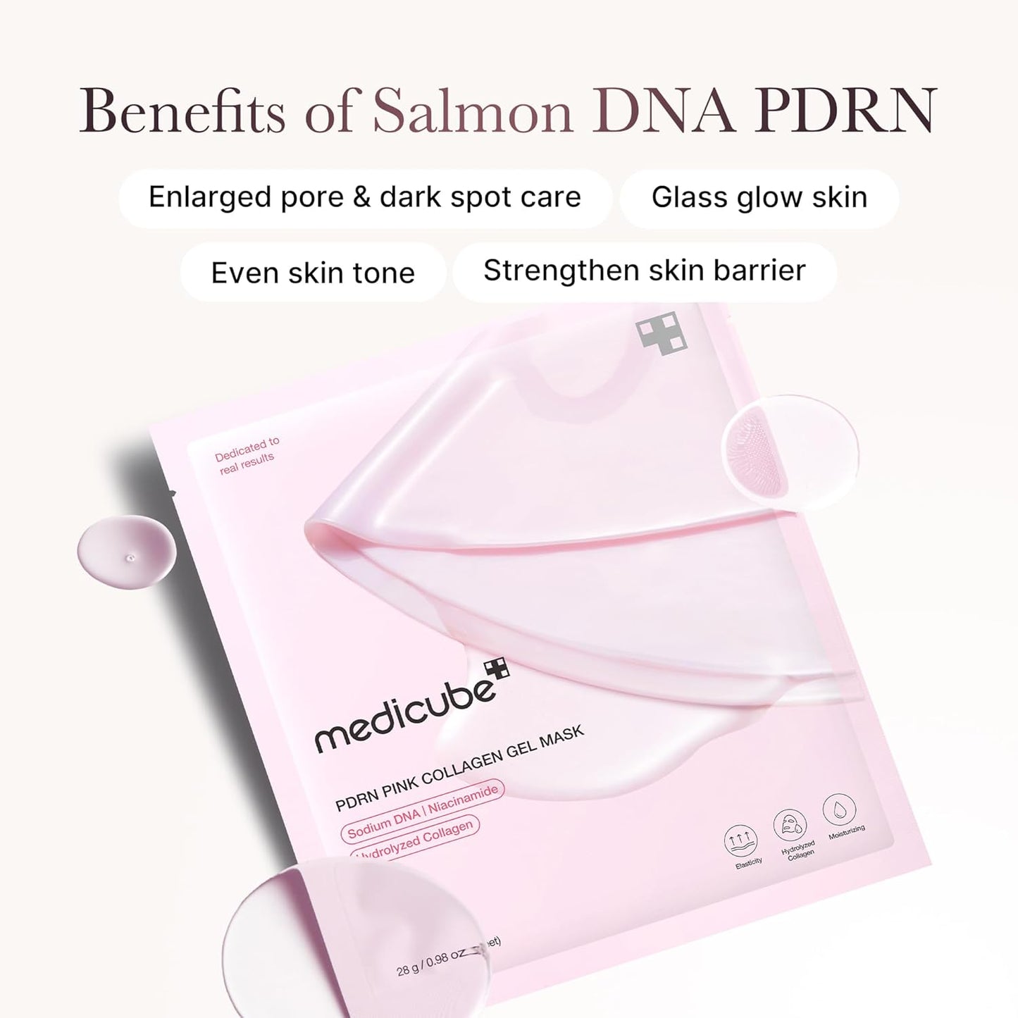 Medicube PDRN Pink Collagen Gel Mask 1 Sheet