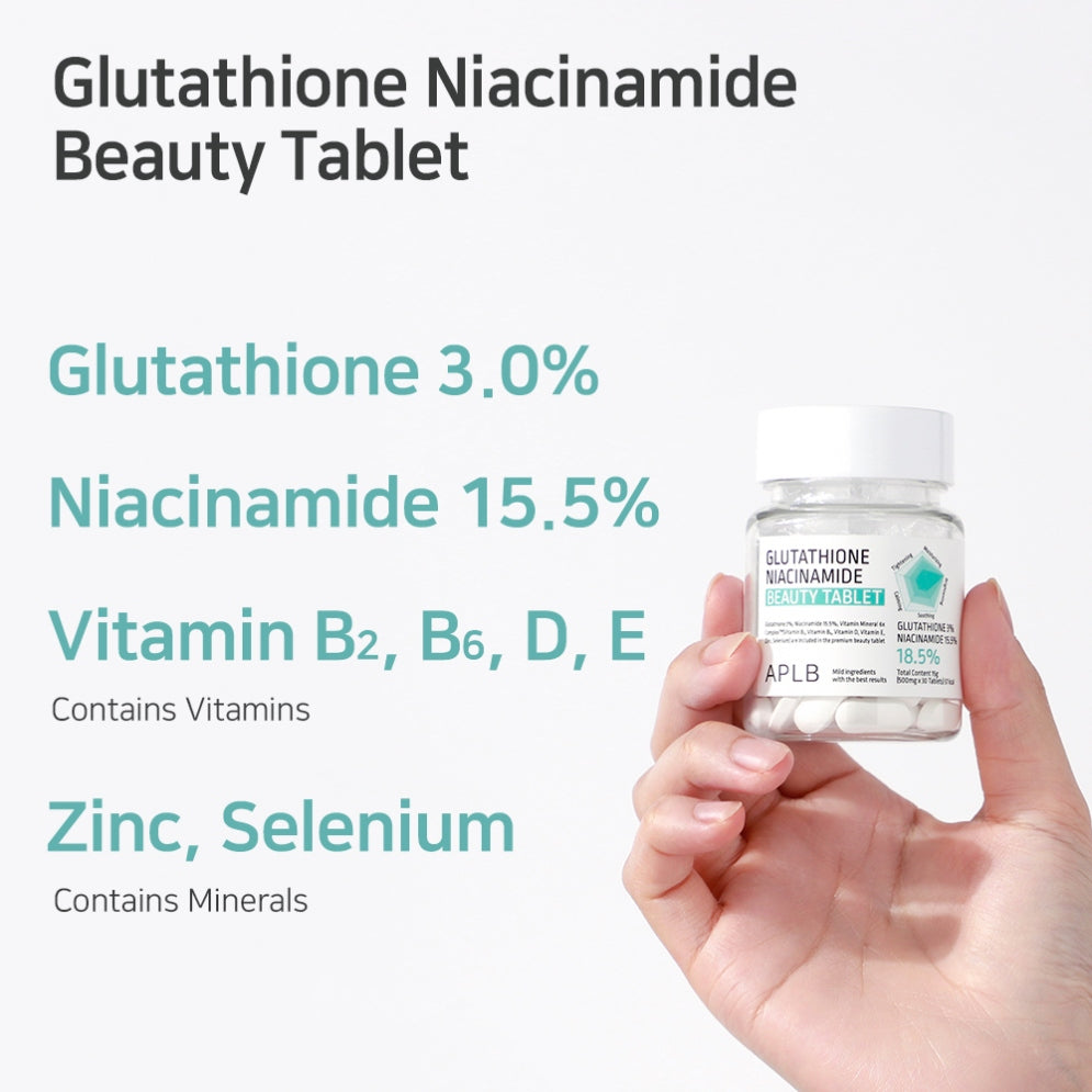 APLB Glutathione Niacinamide Beauty Tablet 30pcs