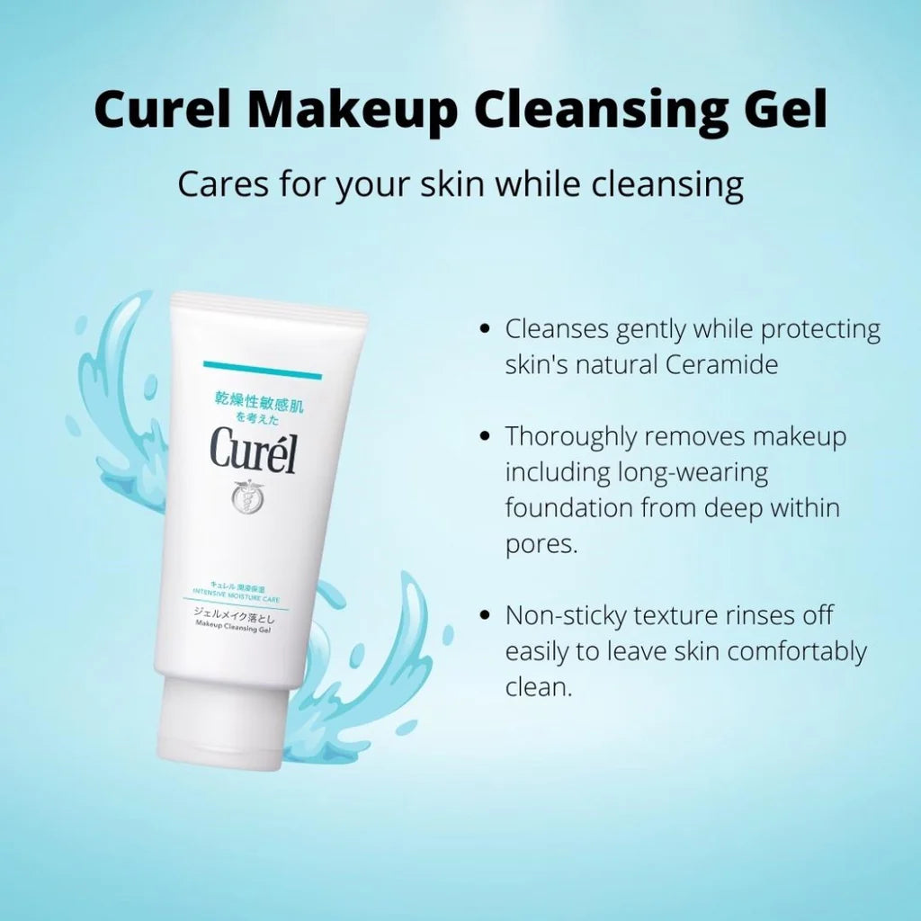 Curel Intensive Moisture Care Makeup Cleansing Gel 130g