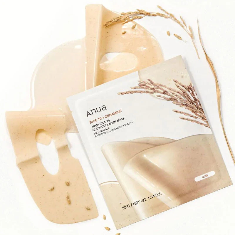 ANUA Rice 70 Glow Collagen Mask