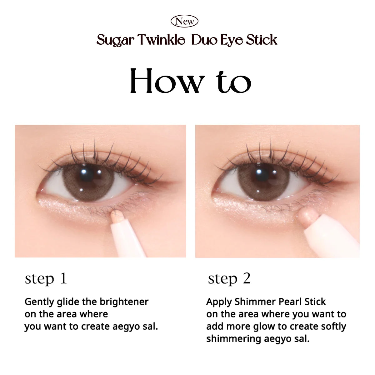 PERIPERA Sugar Twinkle Duo Eye Stick