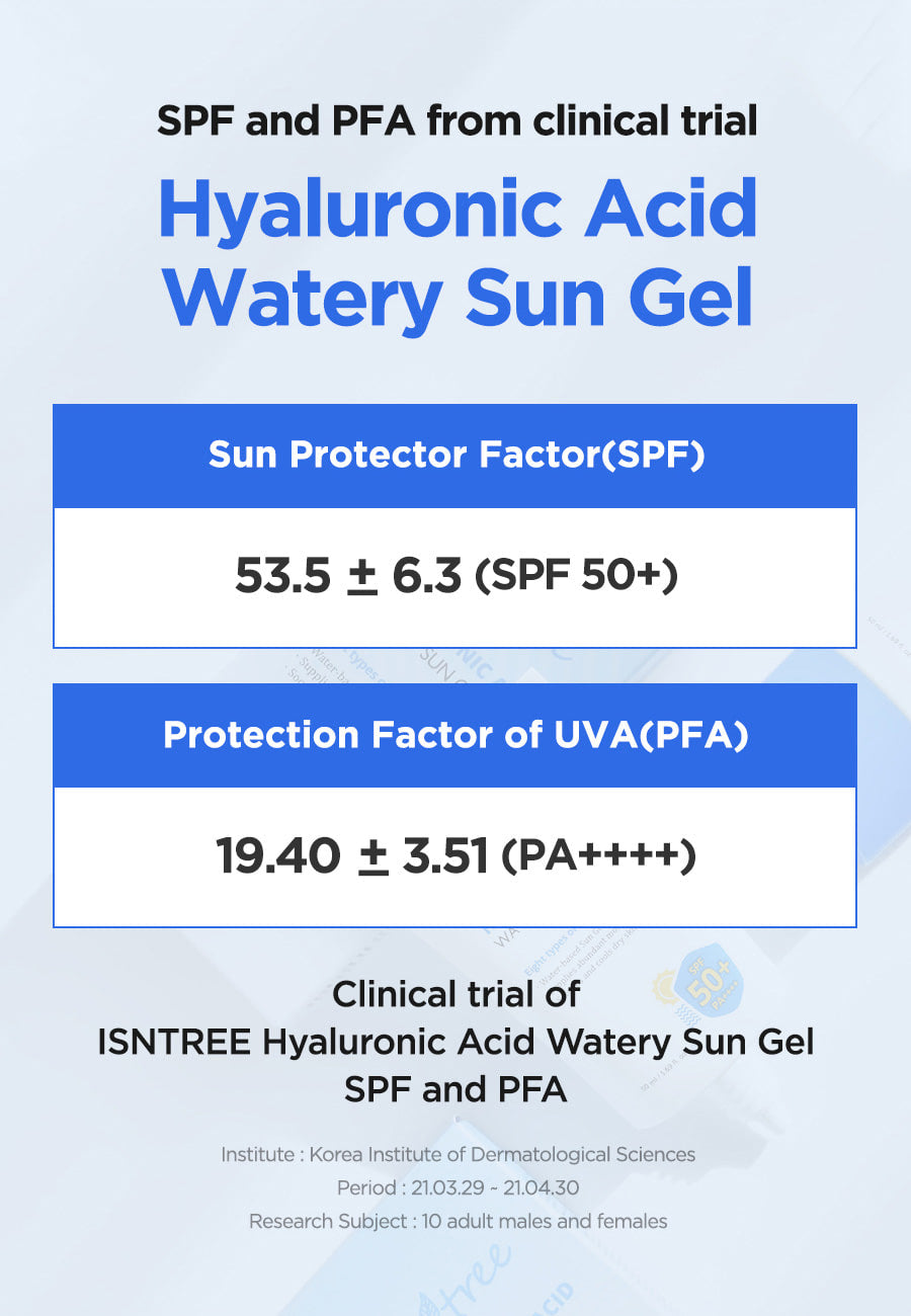 ISNTREE - Hyaluronic Acid Watery Sun Gel SPF50+ 50ml