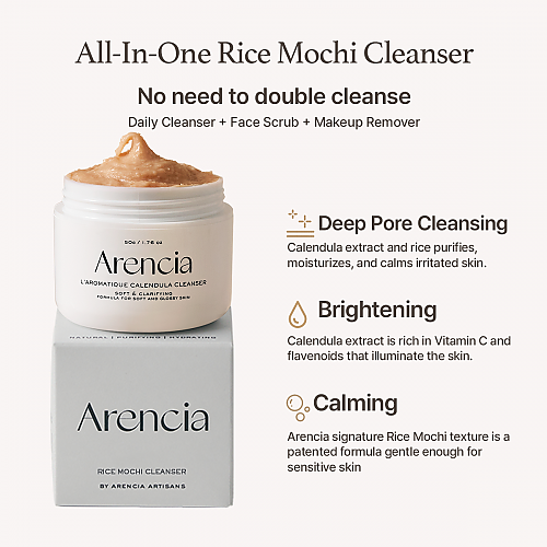 Arencia Fresh Calendula Mochi Cleanser 120g