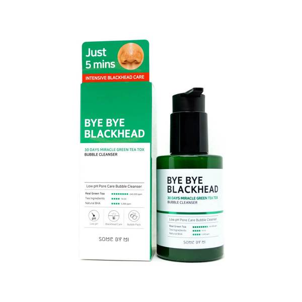 SOMEBYMI - BYE BYE BLACKHEAD 30 Days Miracle Green Tea Tox Bubble Cleanser