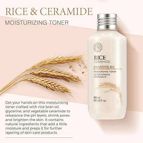 The Face Shop - Rice Ceramide Moisturizing Toner 150ml