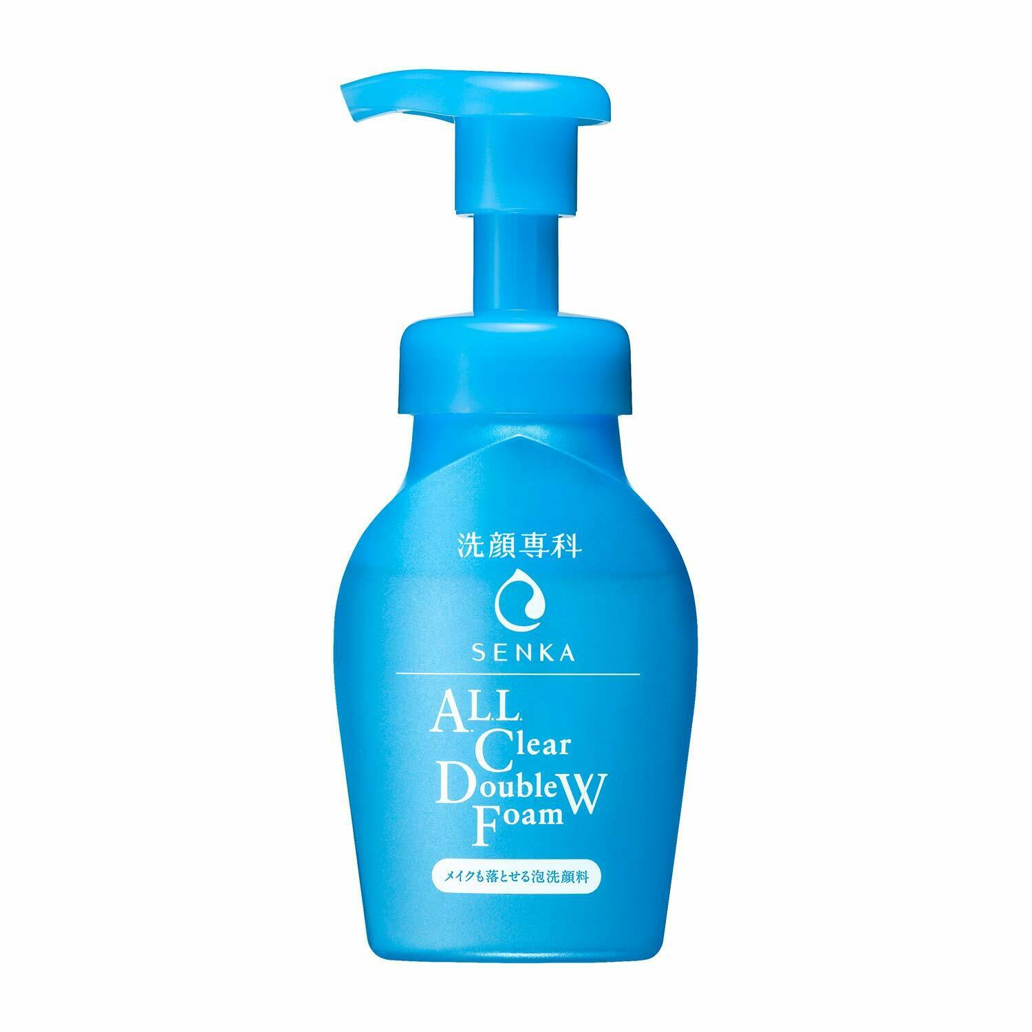 SHISEIDO - Senka All Clear Double W Foam Pump Bottle 150ml