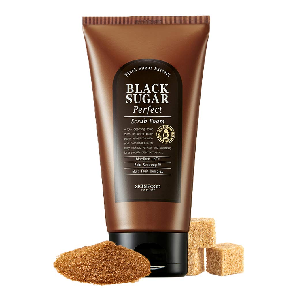 SKINFOOD - Black Sugar Perfect Scrub Foam 180g