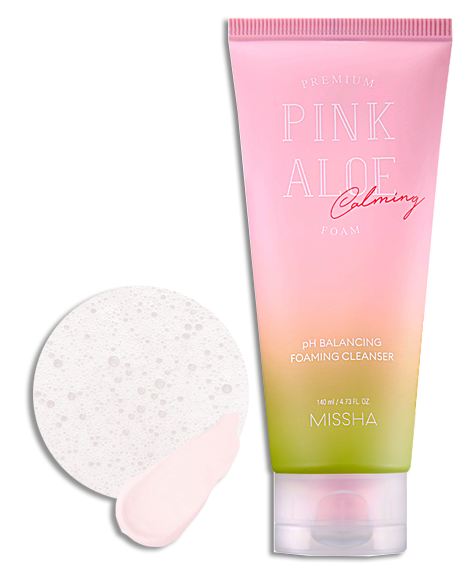 MISSHA - Pink Aloe Calming Foam 140ml