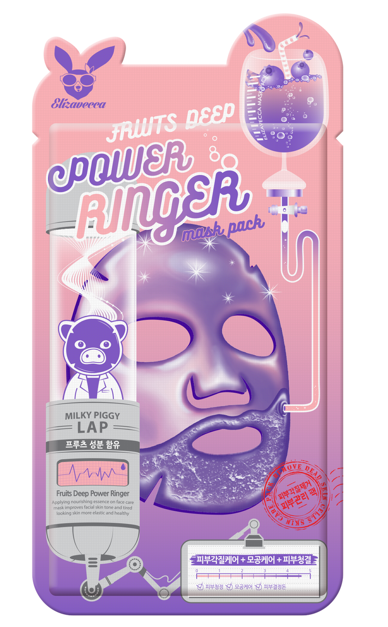 Elizavecca - Fruits Deep Power Ringer Mask Pack (1pc)