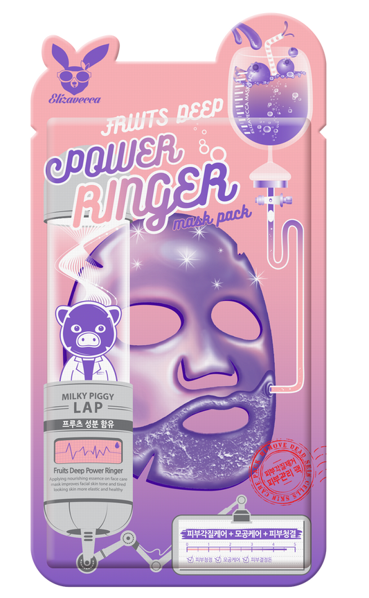 Elizavecca - Fruits Deep Power Ringer Mask Pack (1pc)