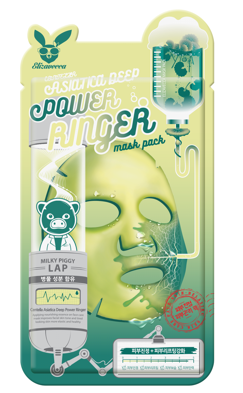 Elizavecca - Centella Asiatica Deep Power Ringer Mask Pack (1pc)