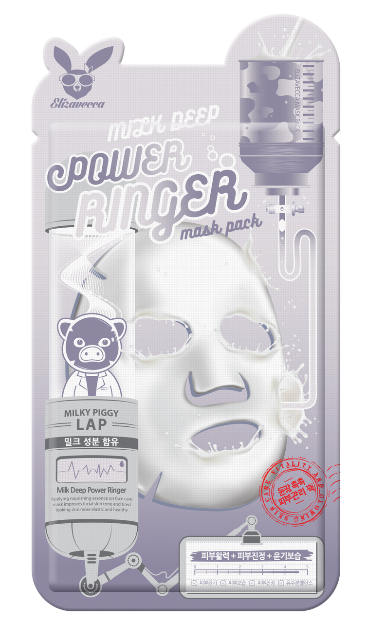 Elizavecca - Milk Deep Power Ringer Mask Pack (1pc)