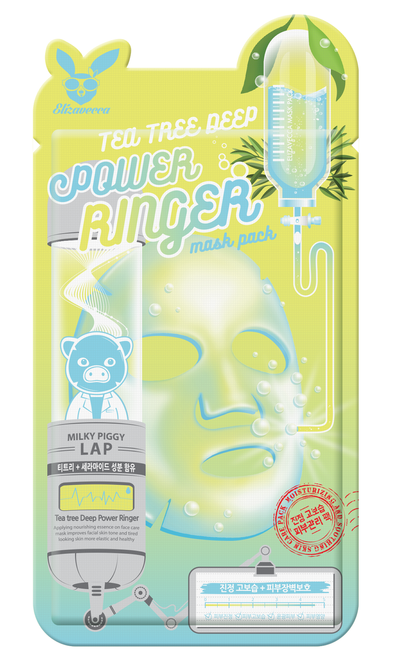 Elizavecca - Tea Tree Deep Power Ringer Mask Pack (1pc)