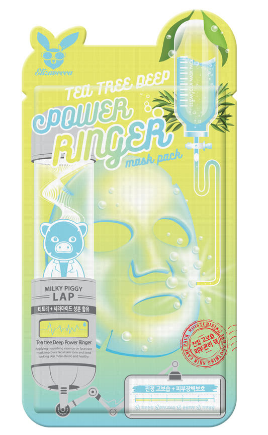 Elizavecca - Tea Tree Deep Power Ringer Mask Pack (1pc)