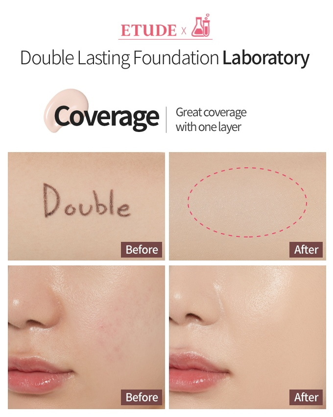 ETUDE HOUSE - Double Lasting Foundation SPF35 PA++