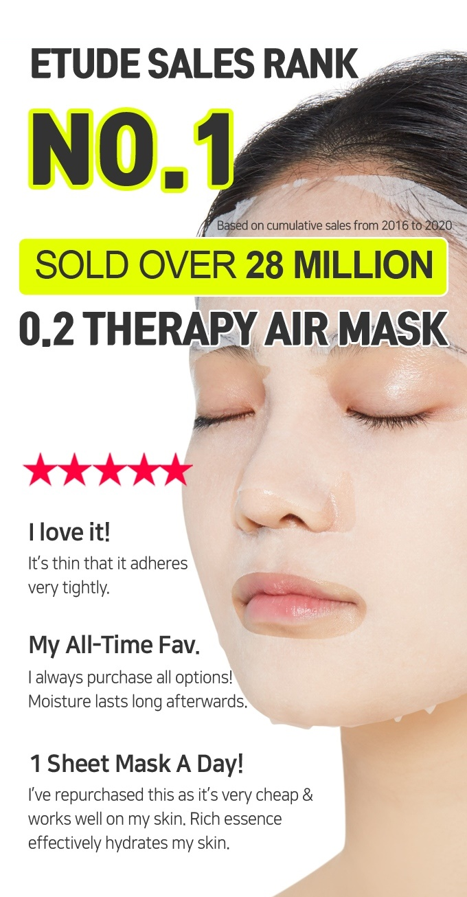 ETUDE HOUSE - 0.2 Therapy Air Mask Strawberry 1pc