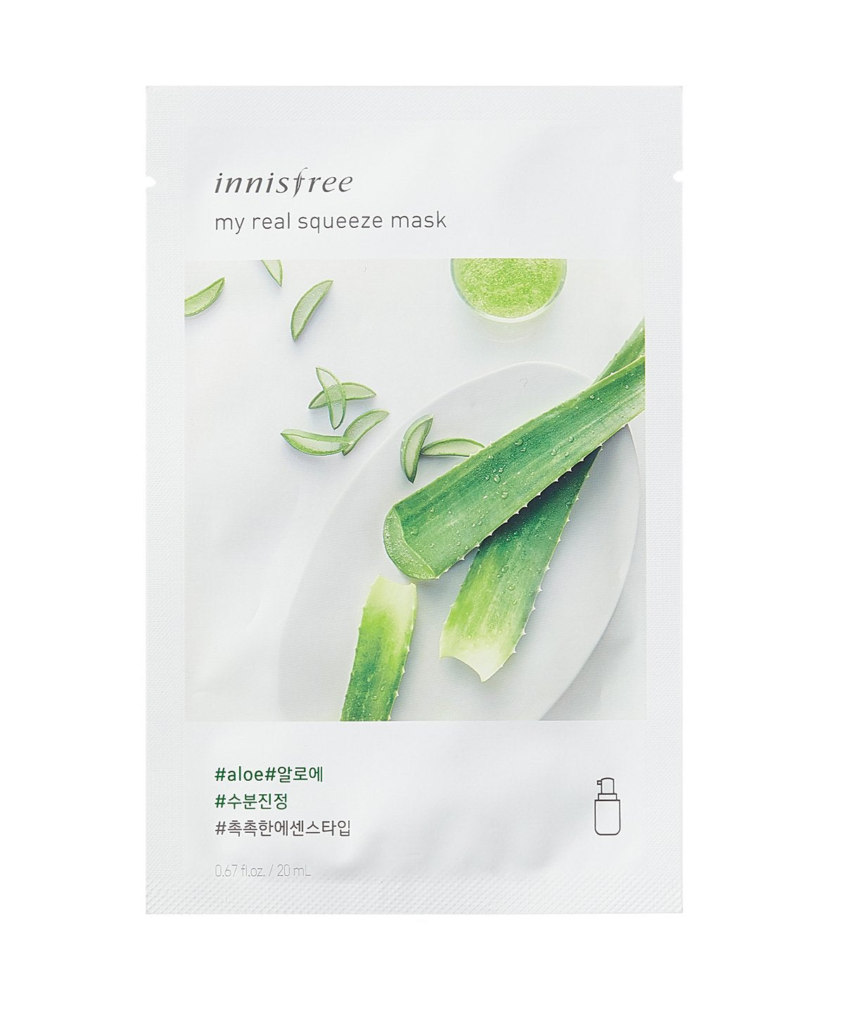 innisfree - My Real Squeeze Mask EX #Aloe 1pc