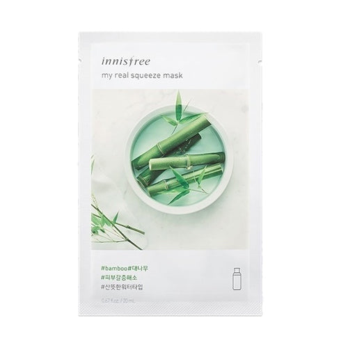 innisfree - My Real Squeeze Mask EX #Bamboo 1pc