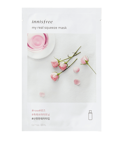 innisfree - My Real Squeeze Mask EX #Rose 1pc