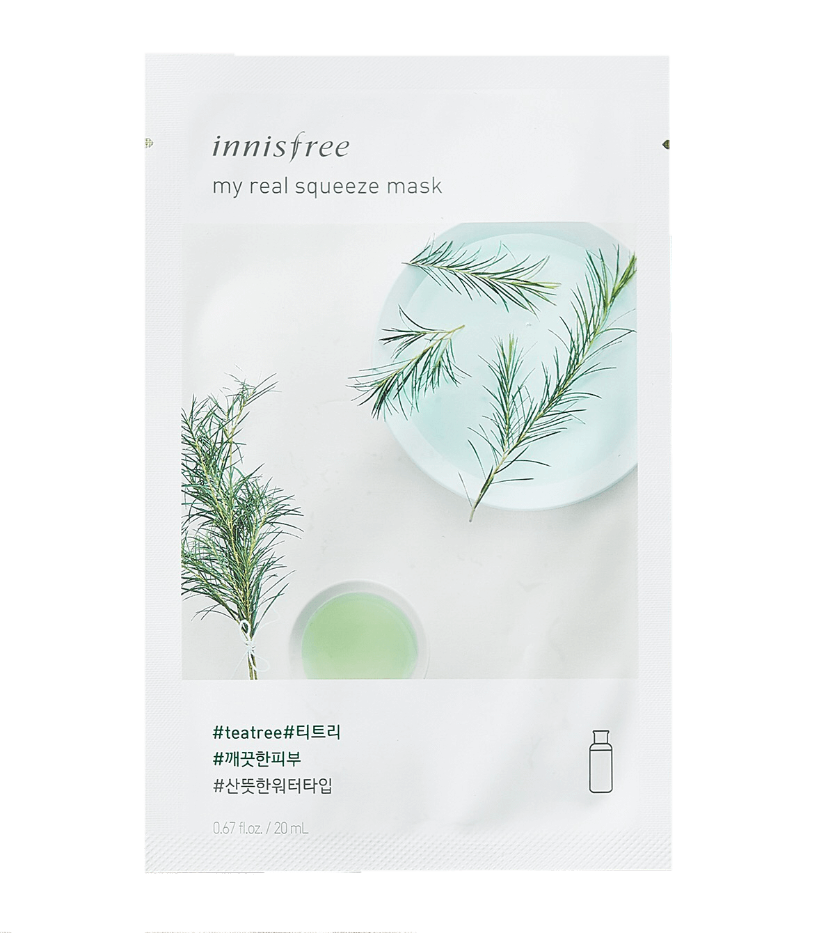 innisfree - My Real Squeeze Mask EX #TeaTree 1pc