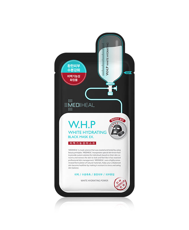 MEDIHEAL - W.H.P White Hydrating Black Mask EX 1pc