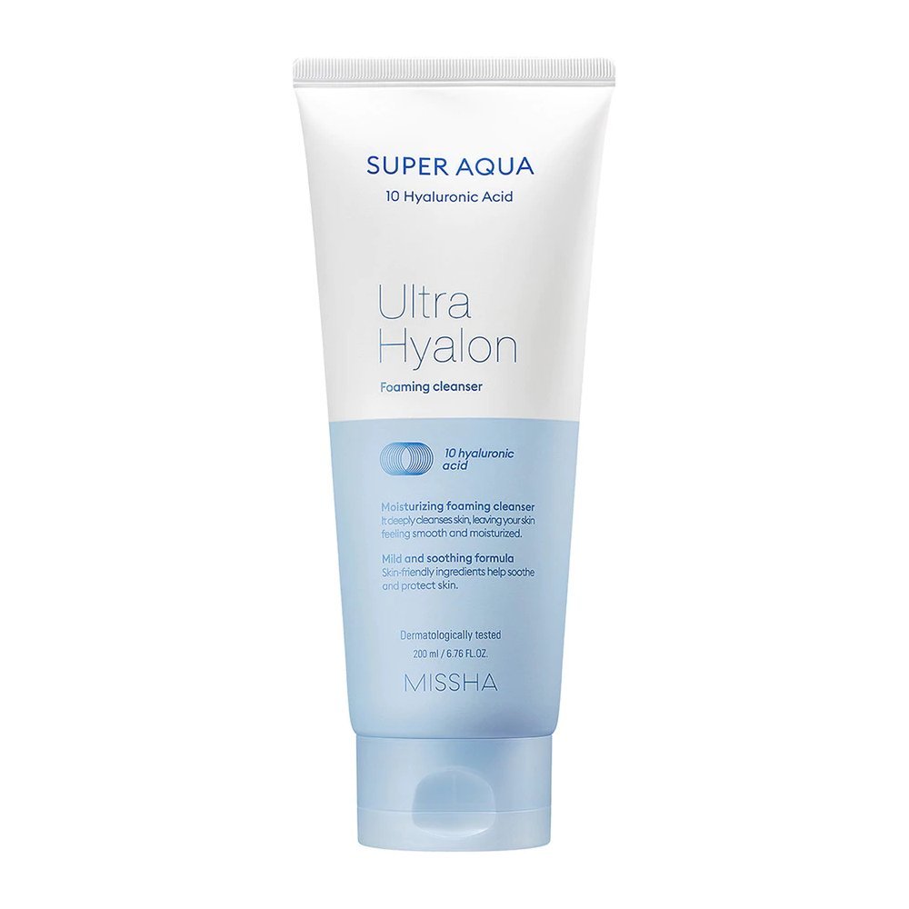 MISSHA Super Aqua Ultra Hyalron Foam Cleanser 200mL