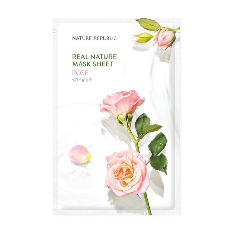 Nature Republic - Real Nature Rose Mask Sheet 1pc
