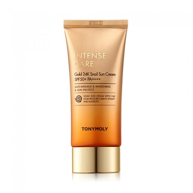 TONYMOLY - Intense Care Gold 24K Snail Sun Cream SPF50+ 50ml