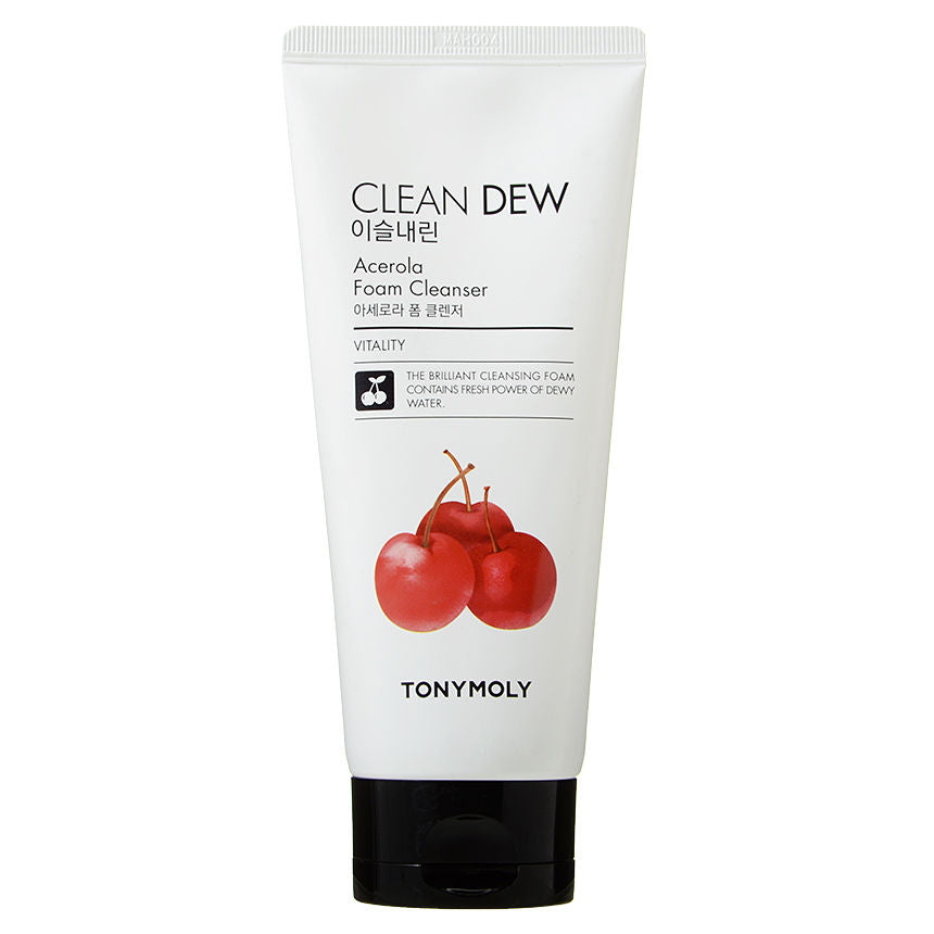 TONYMOLY - Clean Dew Acerola Foam Cleanser 180mL