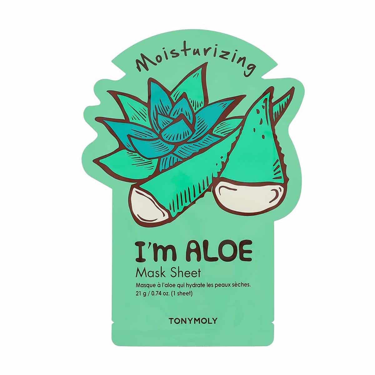 TONYMOLY - Moisturizing I'm Real Aloe Sheet Mask (1pc)