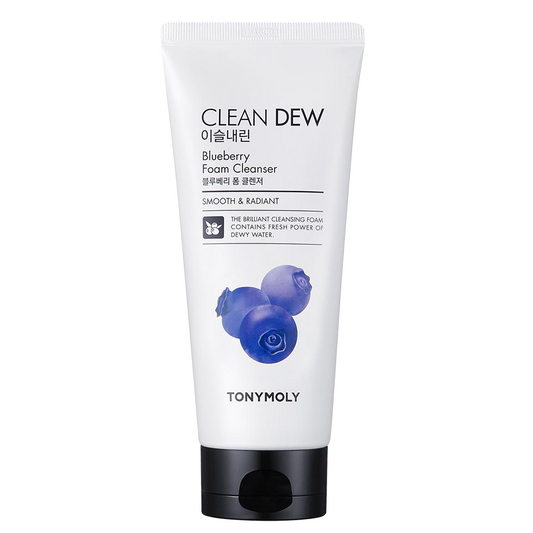 TONYMOLY - Clean Dew Blueberry Foam Cleanser 180mL