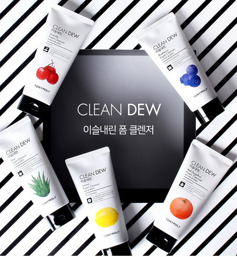 TONYMOLY - Clean Dew Red Grapefruit Foam Cleanser 180mL