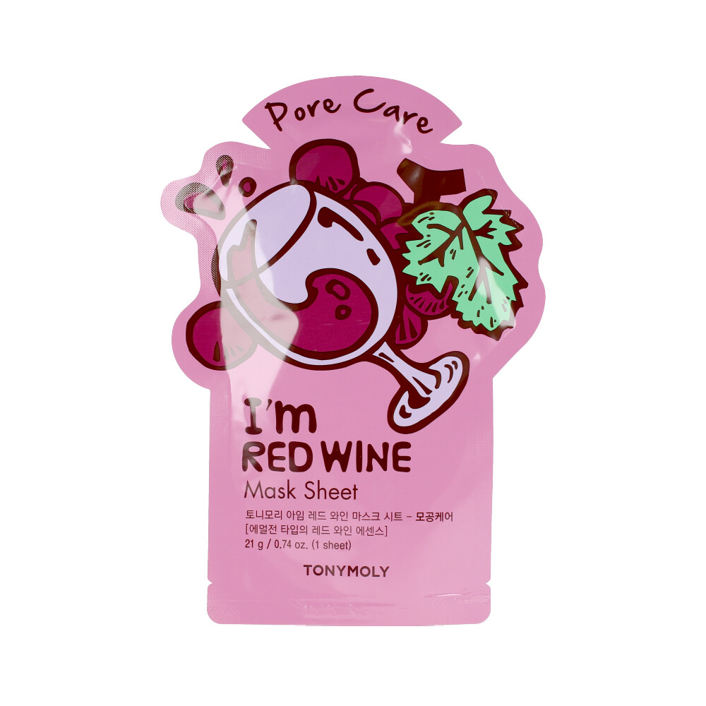 TONYMOLY - Pore Care I'm Real Red Wine Sheet Mask (1pc)